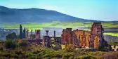 The Basilica of Volubilis in Morocco
