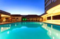 Outdoor pool at the Crowne Plaza Corobici Hotel in San José, Costa Rica