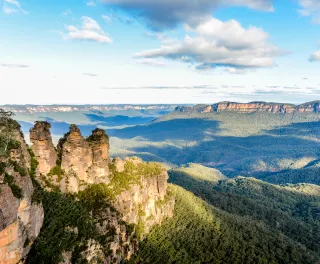 The Three Sisters in the Blue Mountains in Australia