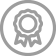 Logo of a prize ribbon.